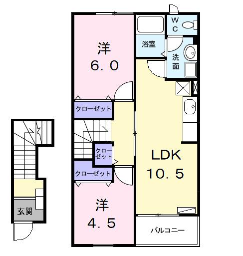 クレストール七反田（203） 間取り図画像