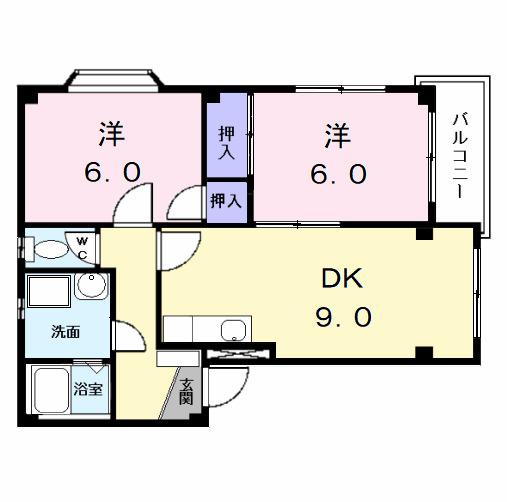 アーバンソレル（302） 間取り図画像