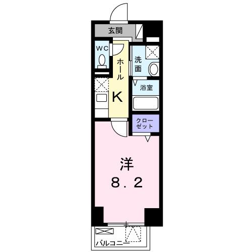 ＭＳＫビル（801） 間取り図画像