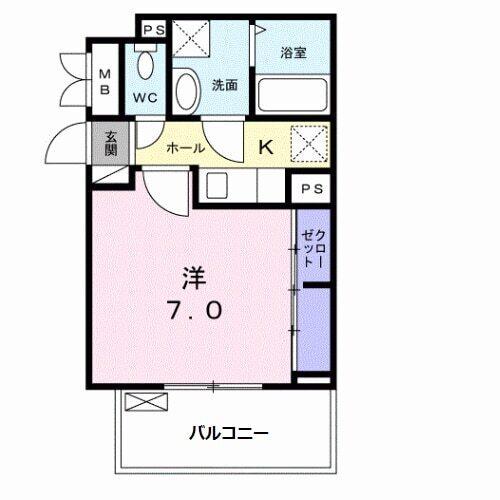 ＢＲＯＯＫ金城（303） 間取り図画像