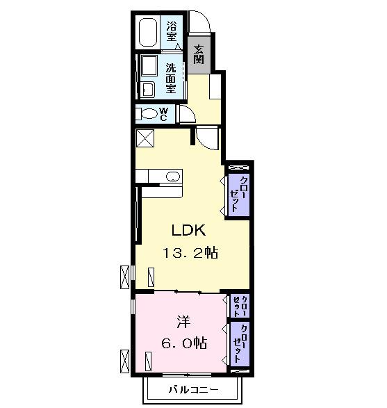 アンジュ　八田（103） 間取り図画像
