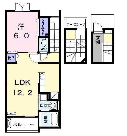 アリビエ　Ⅰ（303） 間取り図画像