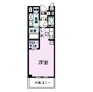 シャローゼ２（202） 間取り図画像