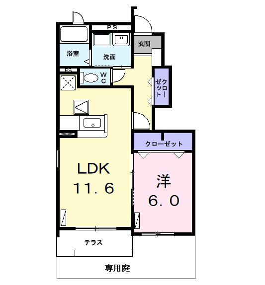 Ｐｉｓｏ　小本（103） 間取り図画像