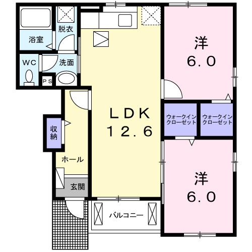 ウエスト・モイⅥ（101） 間取り図画像