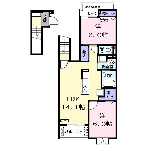 ＩＴ・ＰＬＡＣＥ　Ⅱ（203） 間取り図画像