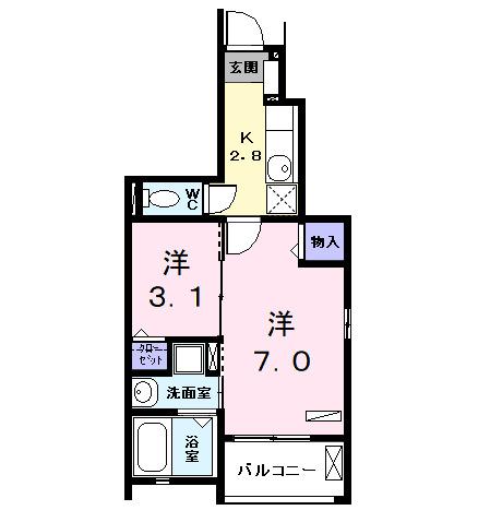 ＡＴ・ヴィレッジ（101） 間取り図画像