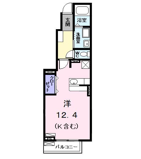 ユピテル（102） 間取り図画像
