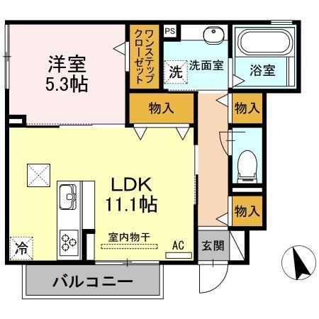 ラ ティエラ（102） 間取り図画像