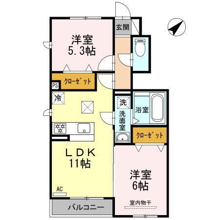 プランコート（103） 間取り図画像