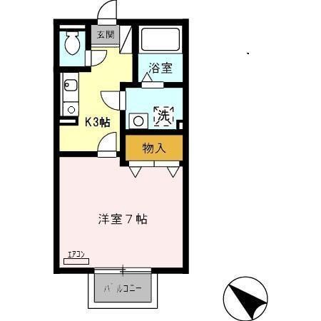 プリシェール元八事（203） 間取り図画像