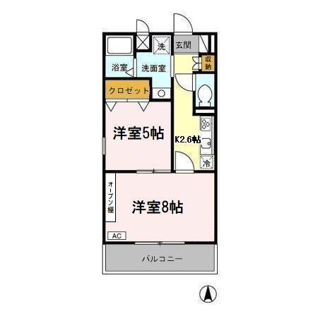 Ｓｋｙｐｉａ江向（103） 間取り図画像