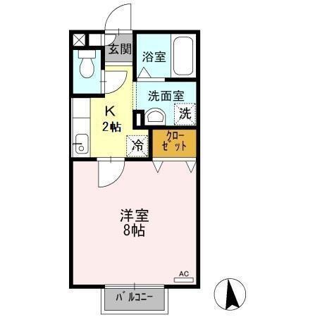 パセオ稲生（203） 間取り図画像
