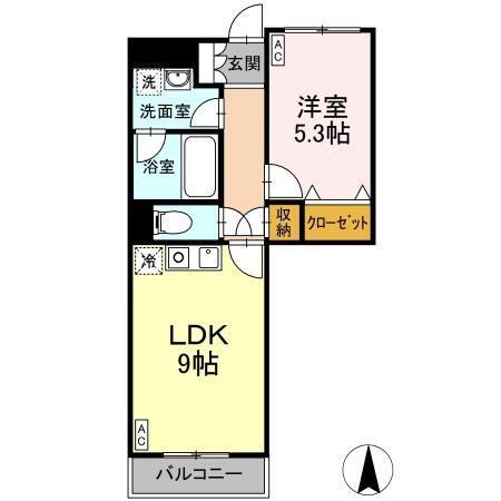 ロータス亀島（802） 間取り図画像