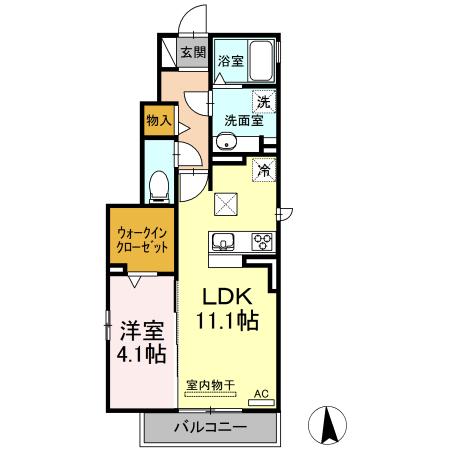 ボン・エトワールⅡ（101） 間取り図画像