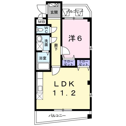 ルミエール名東（301） 間取り図画像