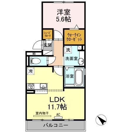 リブラン（201） 間取り図画像