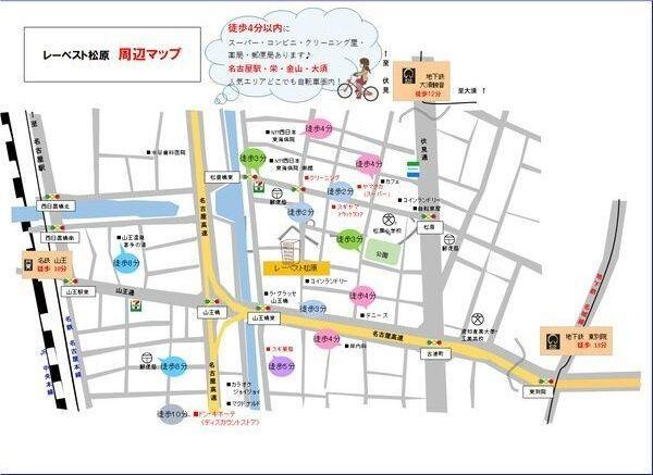 CITY SPIRE 名古屋大須（903） 地形図・案内図