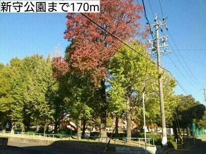 新守公園：170m