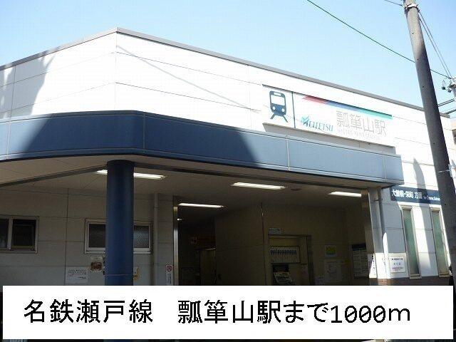 名鉄瀬戸線　瓢箪山駅：1000m