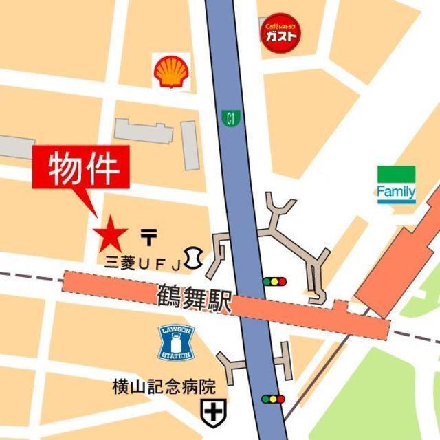 ＰＯＮＡＮＴ鶴舞公園（1003） 地形図・案内図