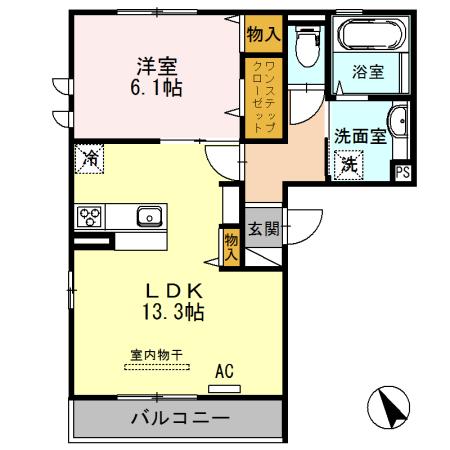 エスタブレ阿倍野（201） 間取り図画像