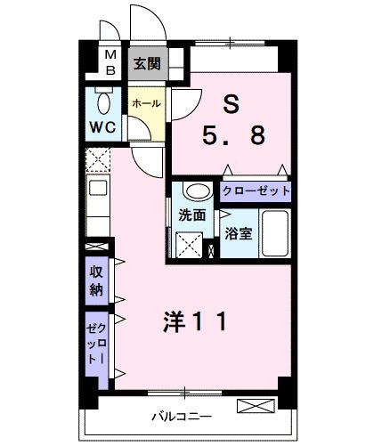 フレスクーラ（302） 間取り図画像
