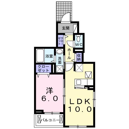 エルデ　ノース（101） 間取り図画像