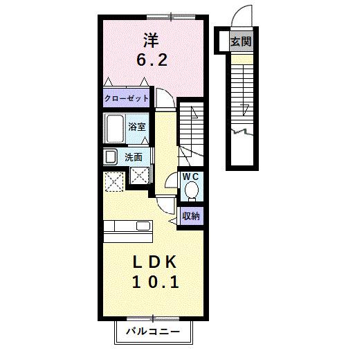 エテルネル（203） 間取り図画像