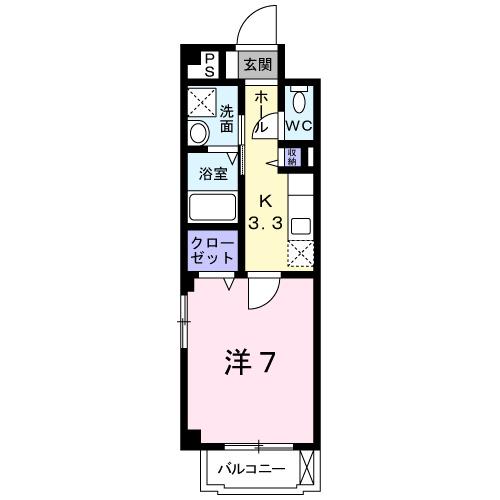 コンフィール（206） 間取り図画像