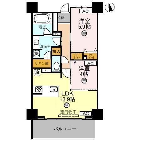グランド　ポー（0302） 間取り図画像