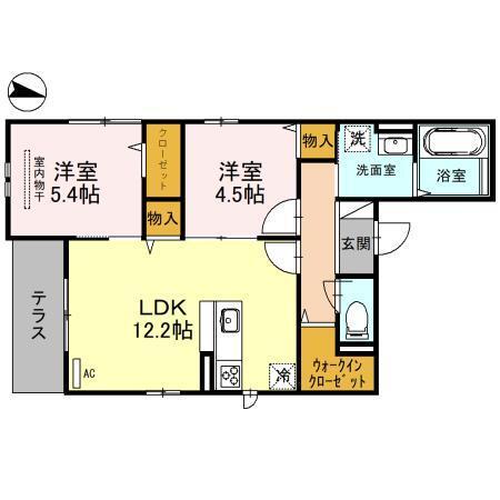 エフォーリア（101） 間取り図画像