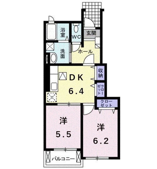 カーサベルデ（102） 間取り図画像