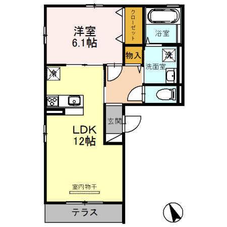 セレナーデ　B棟（101） 間取り図画像