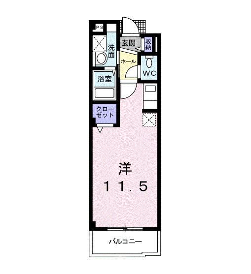 ユング　フラウⅡ（102） 間取り図画像