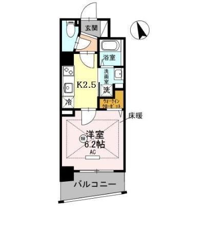 HAKUGAビル（202） 間取り図画像