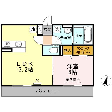 ムーク香ヶ丘（102） 間取り図画像