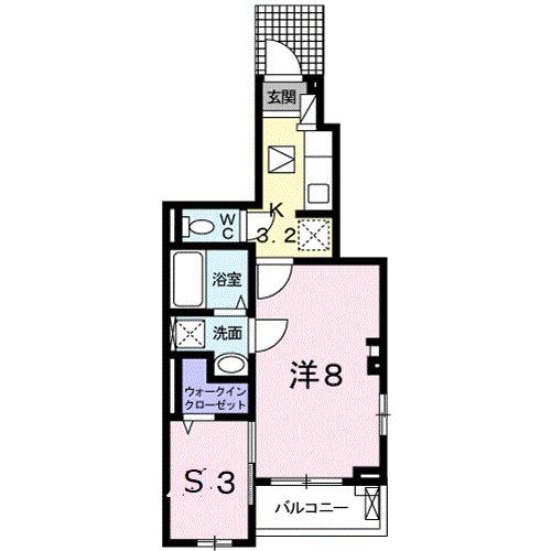 ヴィラ　オーブ（101） 間取り図画像