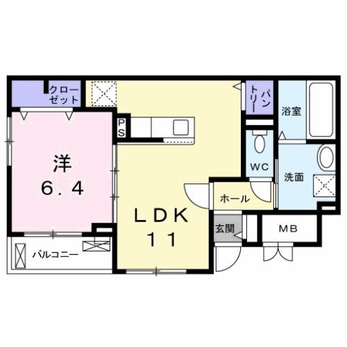 アルカンシエル　ヌーモ（201） 間取り図画像