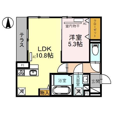 エクレール　シエル（A105） 間取り図画像