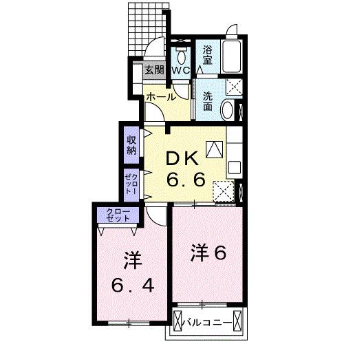 サンセットヒルズ（102） 間取り図画像