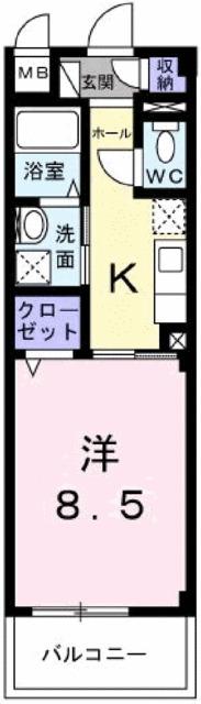 サニーキャンプ東雲Ⅱ（106） 間取り図画像