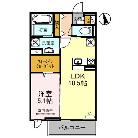 オリエンス（207） 間取り図画像