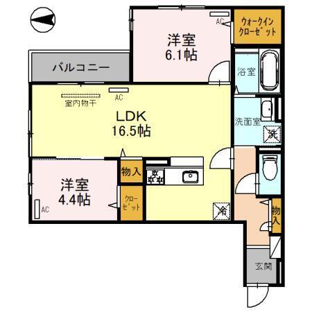 クラシスト加美正覚寺（302） 間取り図画像