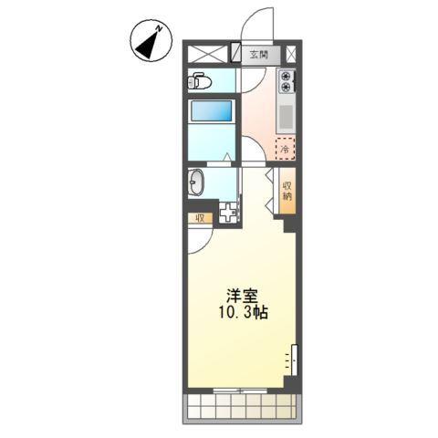 プロムナード石津 間取り図画像