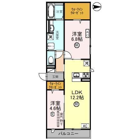 ラ・ベル・メール鳳（303） 間取り図画像