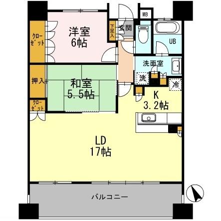 カスタリア上町台（0803） 間取り図画像