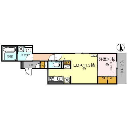 カーサルミノサ王子町（203） 間取り図画像