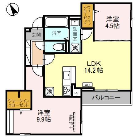 エトワールK（202） 間取り図画像