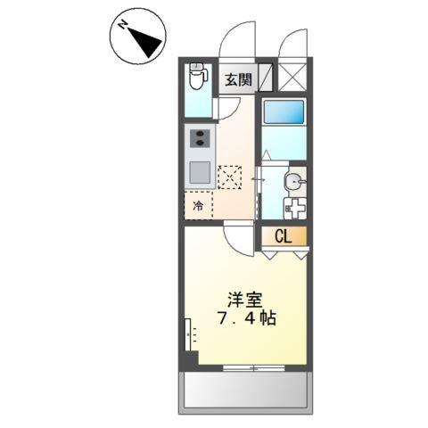 ル　ボヌール　ドゥ 三国ヶ丘 間取り図画像